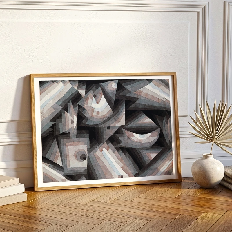 תמונה אמנותית – צורות ועומק Paul Klee