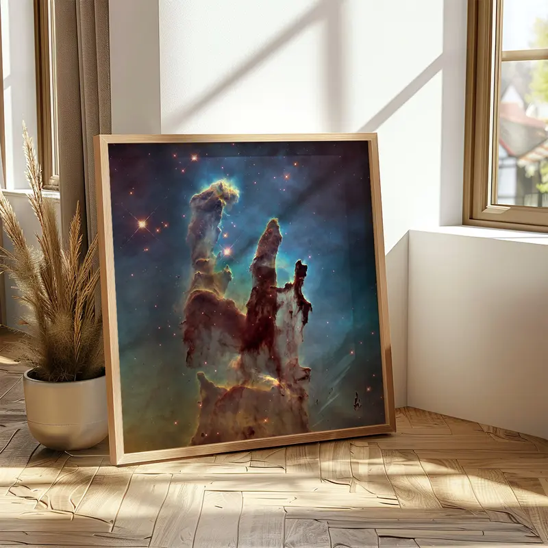 עמודי הבריאה – צילום מקורי מטלסקופ האבל