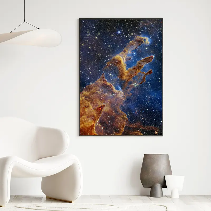 עמודי הבריאה – צילום הטלסקופ ג'יימס ווב