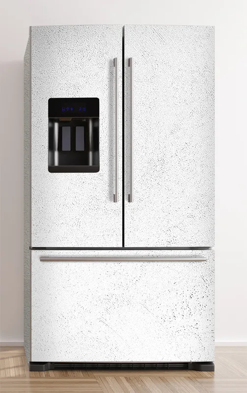 טפט פרימיום למקרר- שליכט לבן