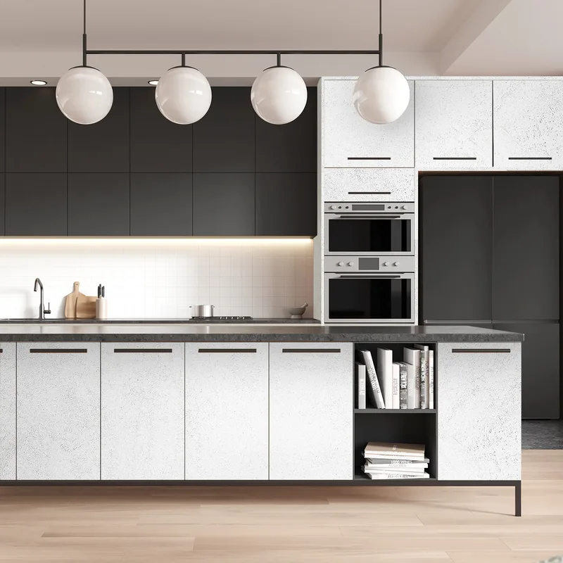 טפט פרימיום לארונות מטבח -שליכט לבן