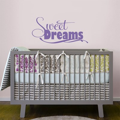 מדבקת קיר חלומות מתוקים Sweet dreams