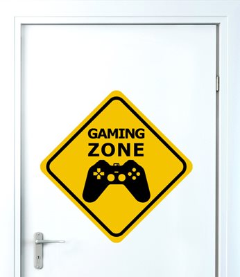 מדבקת קיר לנוער Gaming Zone