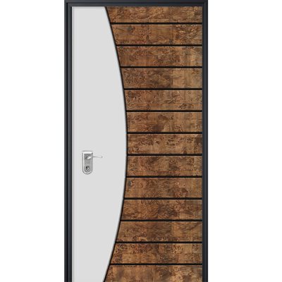 טפט לדלת WOOD 103 לבן