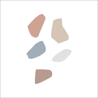 מדבקות קיר טרצו Soft Blue