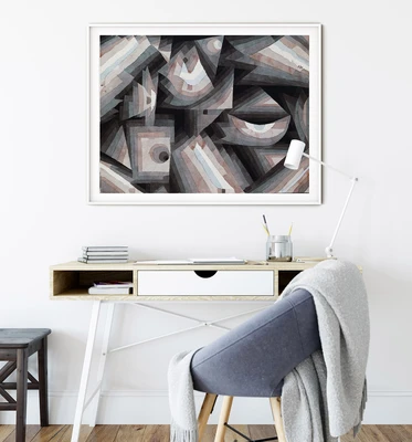 תמונה אמנותית – צורות ועומק Paul Klee