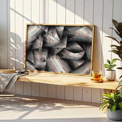 תמונה אמנותית – צורות ועומק Paul Klee