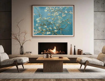 תמונת קיר אמנותית – פריחת שקד מאת ואן גוך