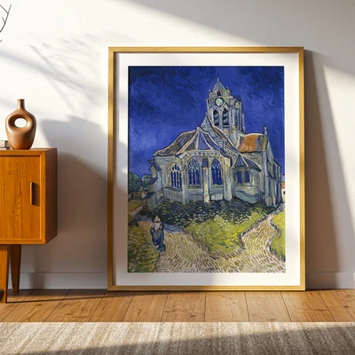 תמונת קיר אמנותית של הכנסייה באובר (1890)