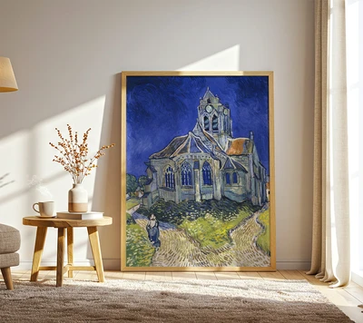 תמונת קיר אמנותית של הכנסייה באובר (1890)