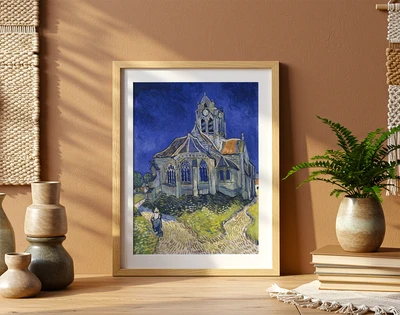 תמונת קיר אמנותית של הכנסייה באובר (1890)