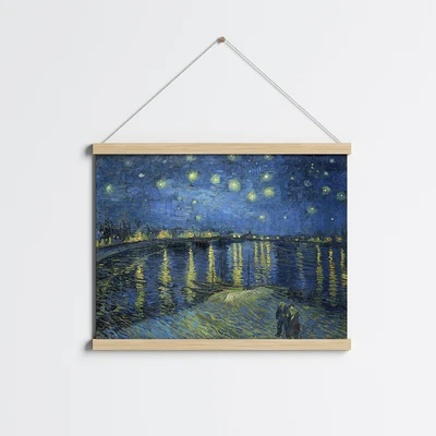 תמונת קיר ליל כוכבים מעל הרון – ואן גוך