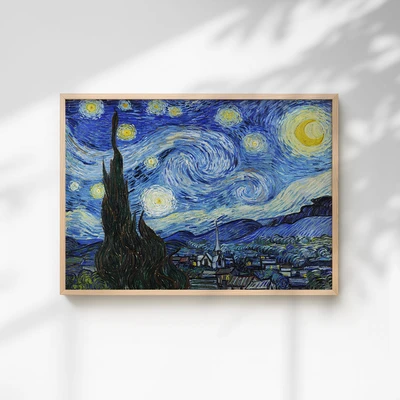 תמונת אמנות – לילה מכוכבים, וינסנט ואן גוך The Starry Night