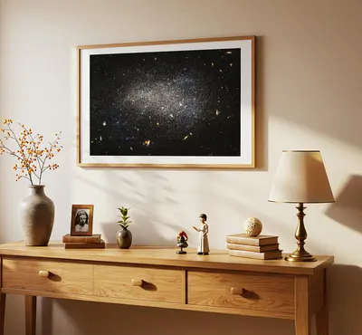 תמונה של גלקסיית האבק הכוכבי – צילום האבל