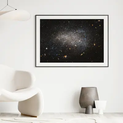 תמונה של גלקסיית האבק הכוכבי – צילום האבל