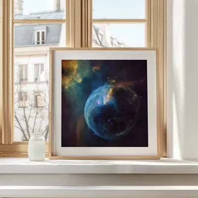 תמונה של ערפילית הבועה – צילום הטלסקופ האבל