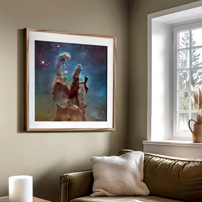 עמודי הבריאה – צילום מקורי מטלסקופ האבל