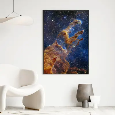 עמודי הבריאה – צילום הטלסקופ ג'יימס ווב