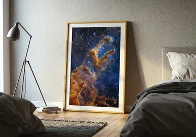 עמודי הבריאה – צילום הטלסקופ ג'יימס ווב