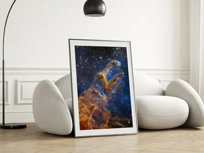 עמודי הבריאה – צילום הטלסקופ ג'יימס ווב