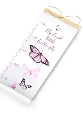 מד גובה פרפרים לחדרי ילדים