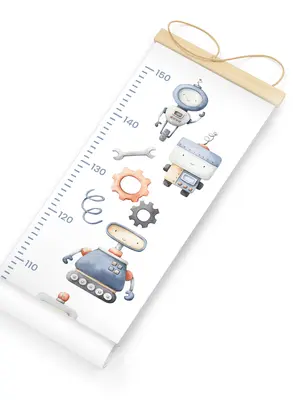 מד גובה לילדים- רובוטים