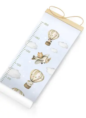 מד גובה לחדרי ילדים - ספארי