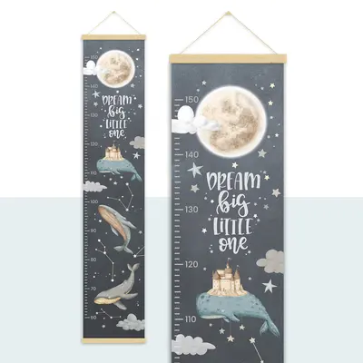 מד גובה לילדים – לוויתנים בחלל