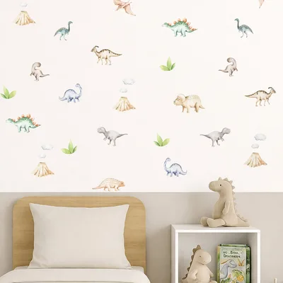 מדבקות קיר דינוזאורים – עיצוב לחדר ילדים