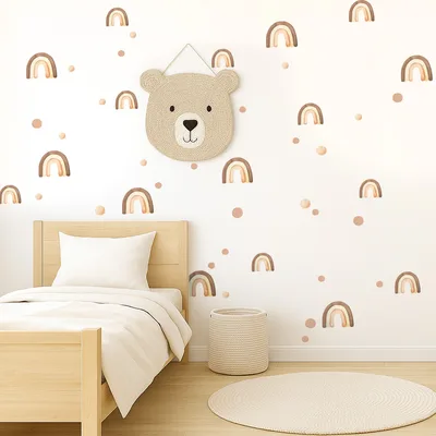 מדבקות קיר קשתות בעיצוב סקנדינבי בוהו