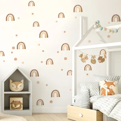 מדבקות קיר קשתות בעיצוב סקנדינבי בוהו