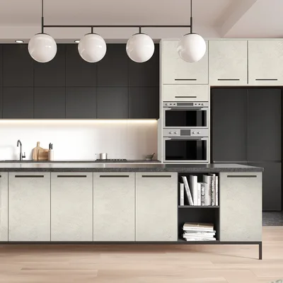 טפט פרימיום לארונות מטבח -אבן בהירה טקסטורה