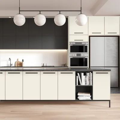 טפט פרימיום לארונות מטבח -שמנת