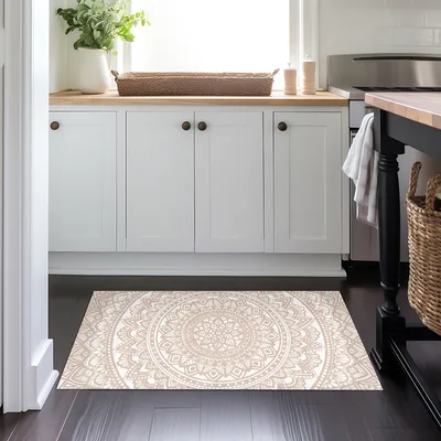 שטיח פי וי סי למטבח – מנדלה בז’ יוקרתי