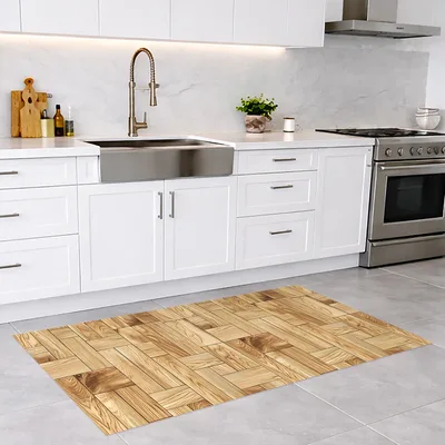 שטיח פי וי סי דמוי פרקט עץ טבעי