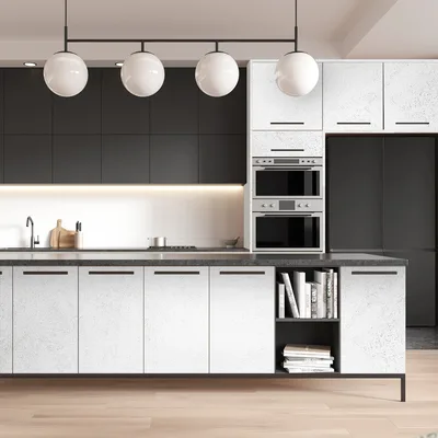 טפט פרימיום לארונות מטבח -שליכט לבן