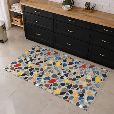 שטיח פי וי סי בעיצוב טרצו מודרני צבעוני