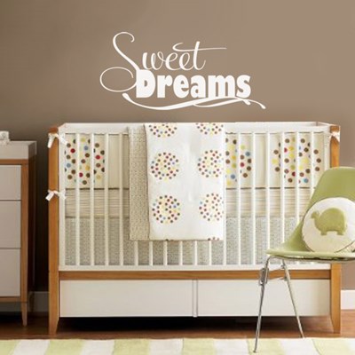 מדבקת קיר חלומות מתוקים Sweet dreams