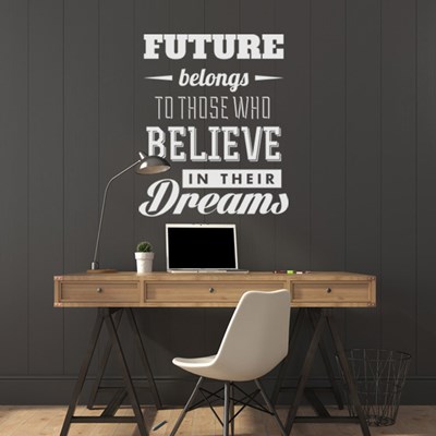 מדבקת קיר עתיד Future