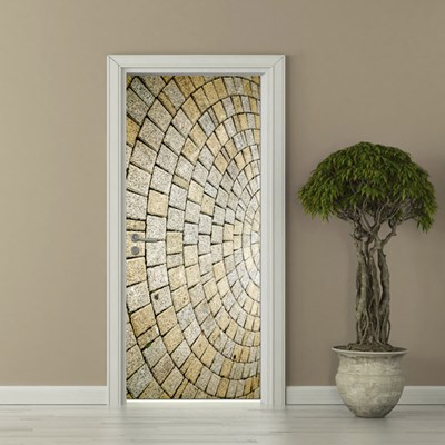 אבני רחוב טפט לדלת