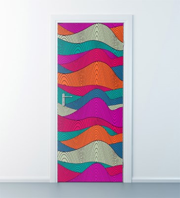 גלים טפט לדלת