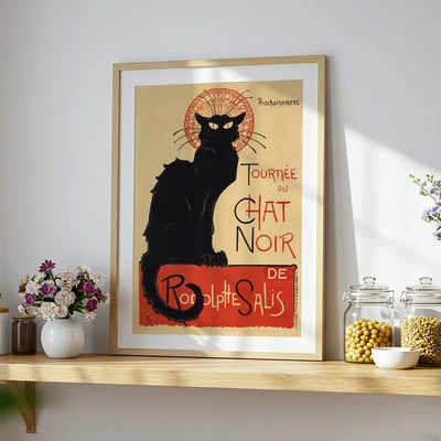 פוסטר צרפתי וינטג' – החתול השחור Le Chat Noir