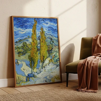 תמונת קיר אמנותית – ברושים, ואן גוך