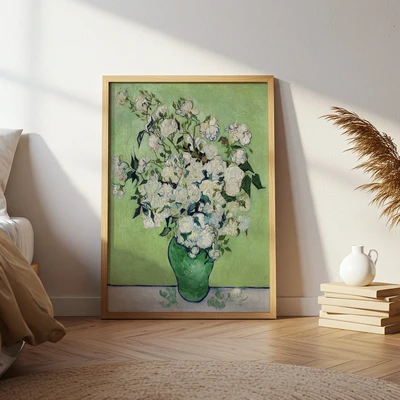 תמונה של וינסנט ואן גוך - זר ורדים קלאסי