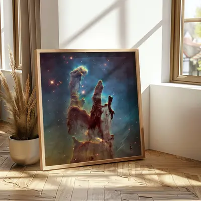 עמודי הבריאה – צילום מקורי מטלסקופ האבל