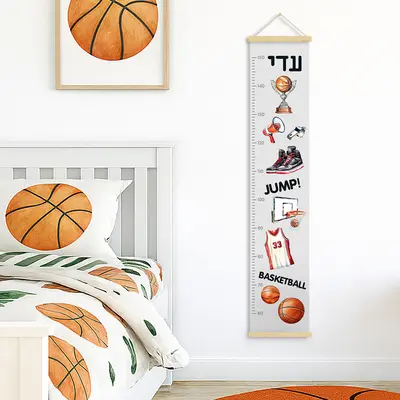מד גובה לילדים ספורט כדורסל